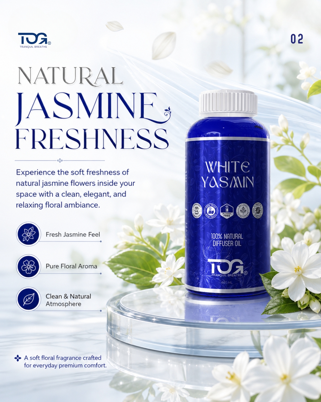White Yasmin lifestyle