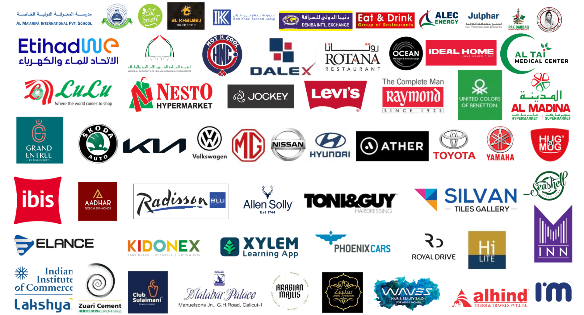 Brands and businesses that trust TOG fragrance solutions